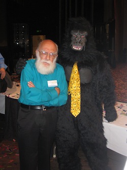 Gorilla with James Randi